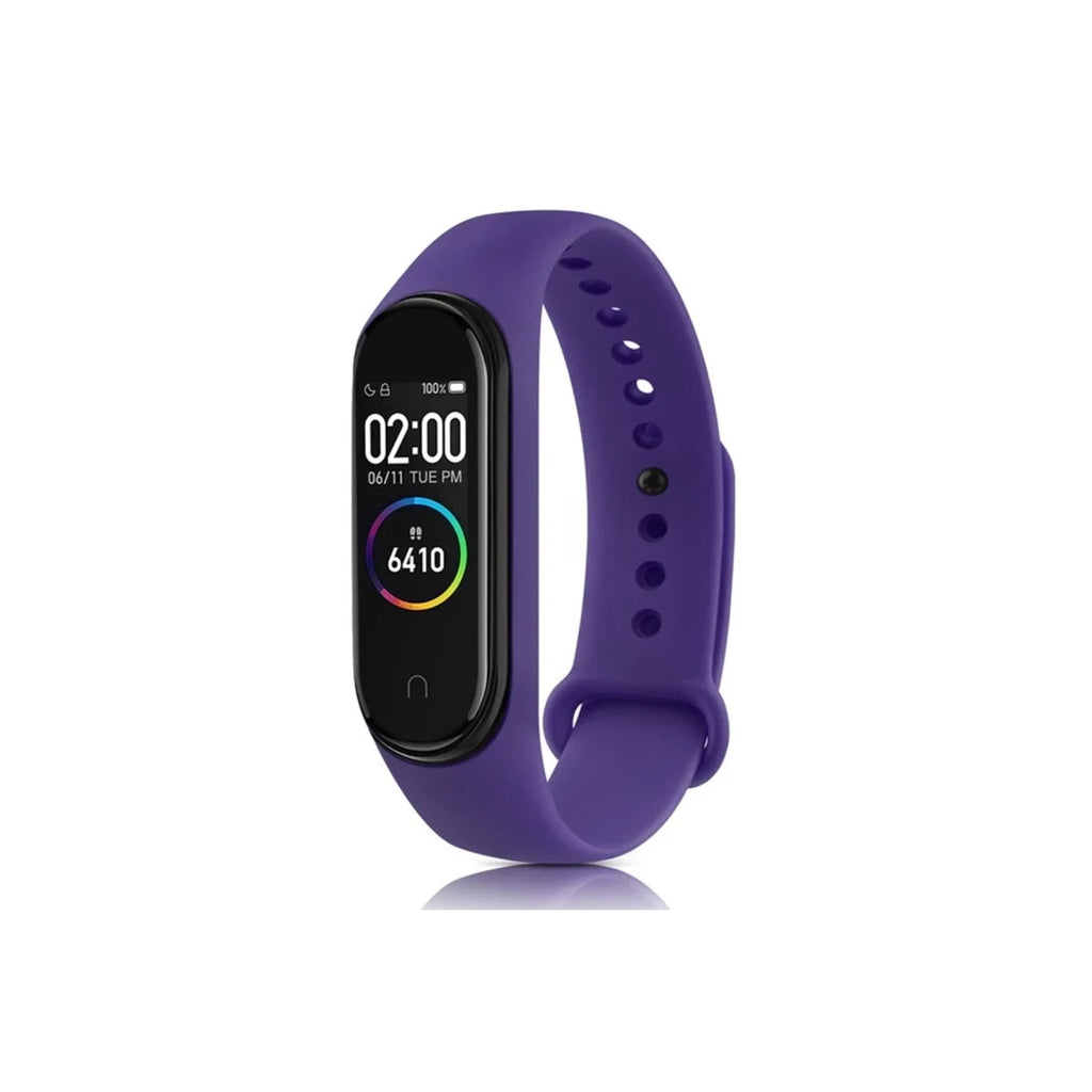 Mey İthalat® Mi Band 6 Klasik Kordon - Mor