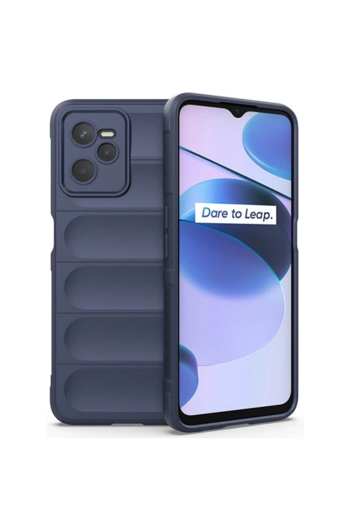 Mey İthalat® Realme C35 Kılıf Optimum Silikon - Lacivert