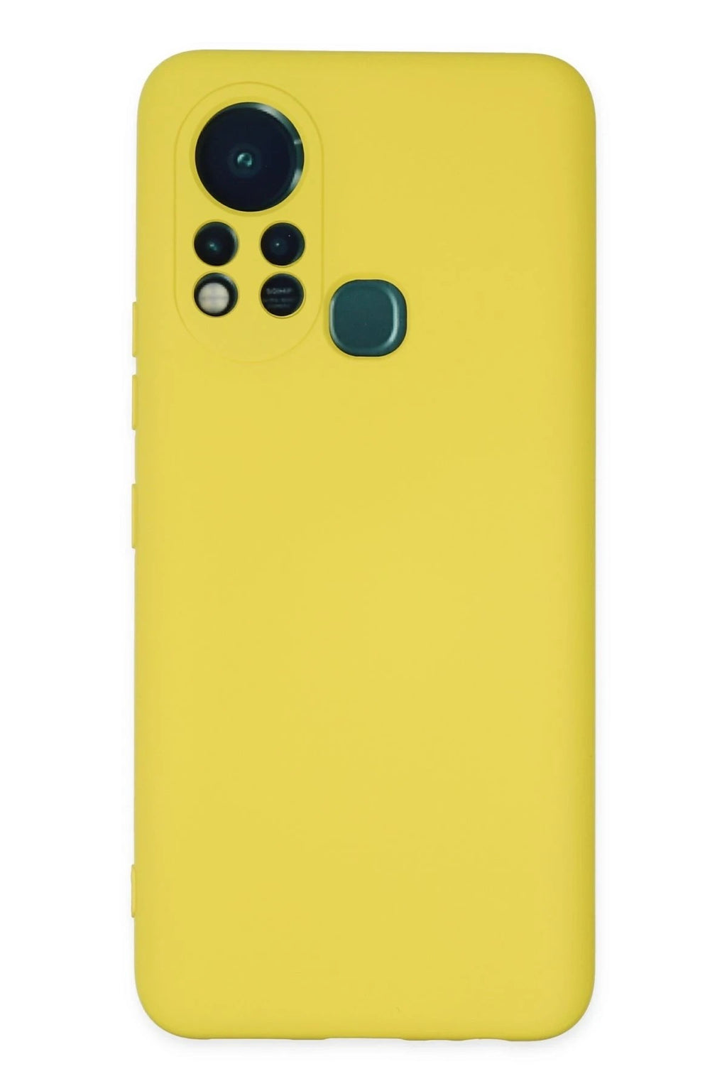 Mey İthalat® İnfinix Hot 11s Kılıf Nano içi Kadife Silikon - Sarı